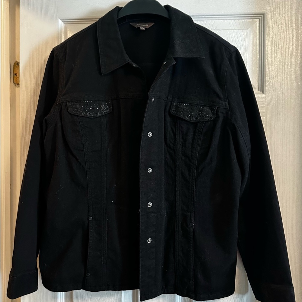Denver Hayes Black Shirt Jacket